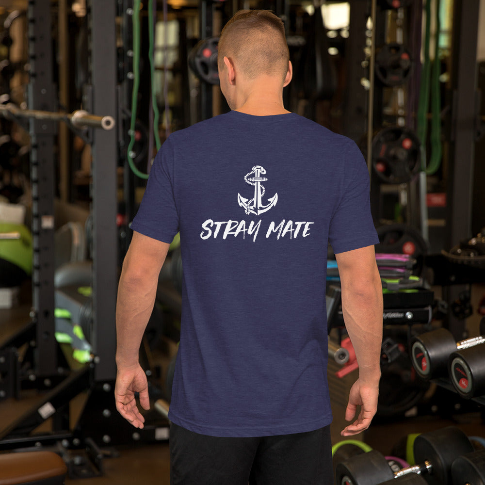 STRAY TEE (Black or Navy)